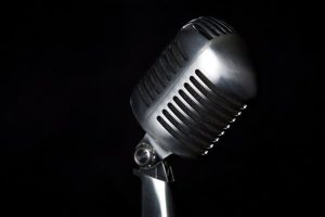 karaoke_microphone_black_background